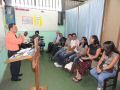 Cristian Munoz beginning Barva Church Deaf Class